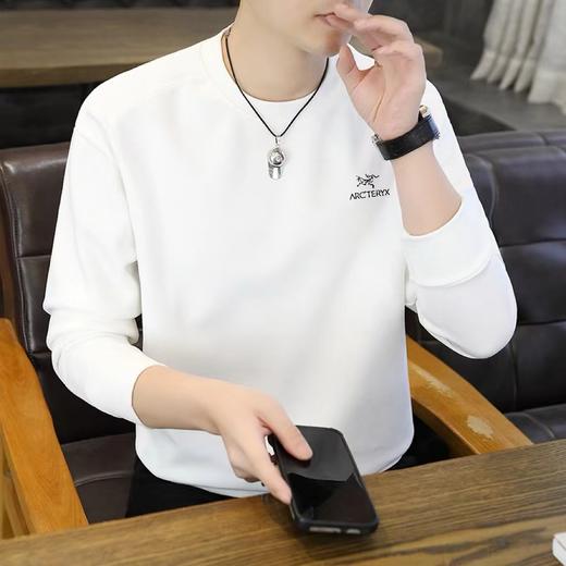 F032537时尚百搭休闲运动弹力印花男士圆领卫衣 商品图7