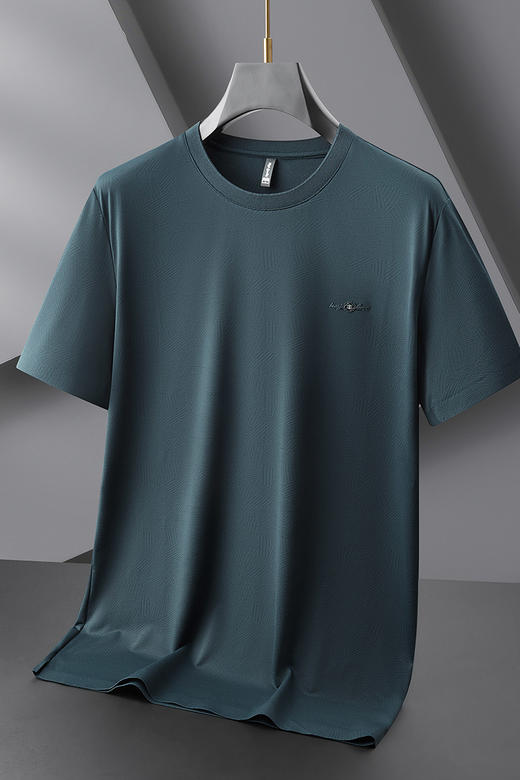 【DDP】大依优型大码男装夏季冰丝短袖T恤休闲百搭透气短袖上衣加肥加大 商品图5