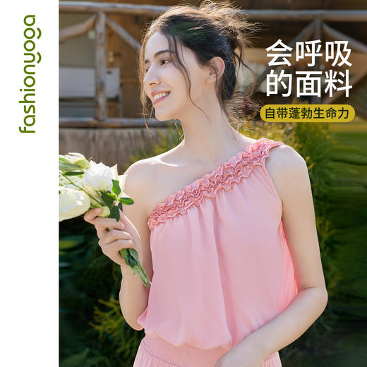 FM16203花朵包边外搭背心 商品图0