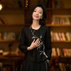 西子/胸有成竹25姆米桑蚕丝非遗香云纱竹叶绣花外套/WTTJ1108 商品缩略图0