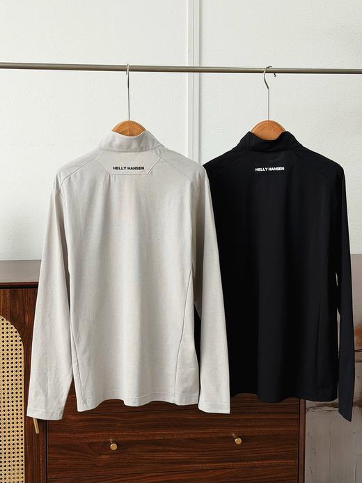 一店k （贸易公司货！）轻户外党本命！吸湿速干小暗格面料！H/H 26年春季新款男士半拉链长袖T恤！ 商品图9