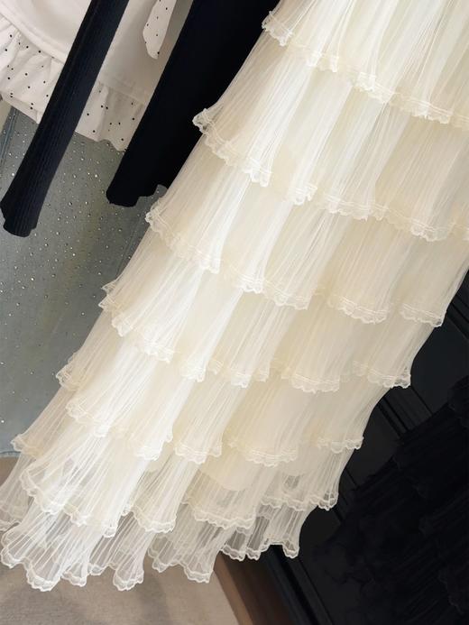 春夏温柔风网纱层层蛋糕裙 2026新款气质显瘦中长蓬蓬仙女半身裙 甜美风蛋糕裙 商品图2