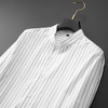 【DDA】大依优型大码男装春季条纹立领衬衫长袖商务休闲上衣加肥300斤 商品缩略图4