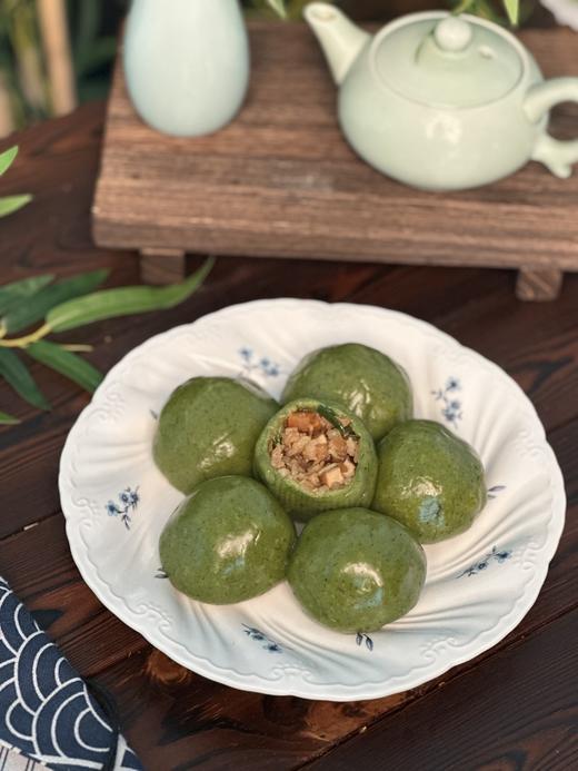 【玉环咸香青团】 糯叽叽 咸香十足 咸香猪肉笋丁馅 油润鲜香不柴不腻 商品图3