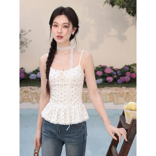 鹿向南【0328/20:00新品前一小时7折】杏色背心 商品图0