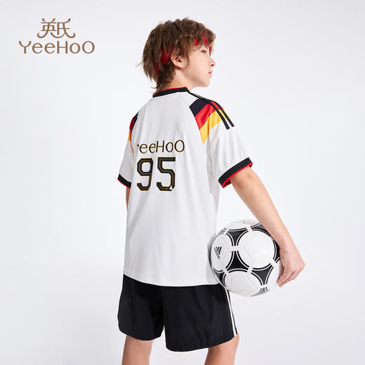 【英氏】【防晒速干2件套】【110-165】男童运动短袖套装 商品图3