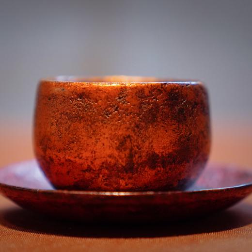 【鹿角金杯大漆主人杯】金箔鹿角霜收藏级非遗手作 商品图8