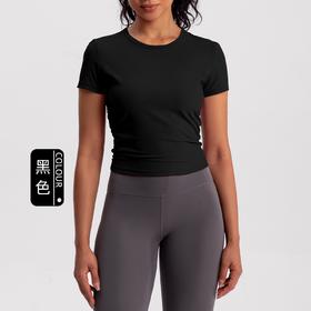 火桐hooton 运动系列 罗纹修身运动短袖