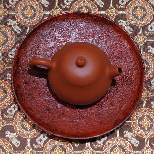 【赤壁熔岩大漆圈足浅盘】熔岩肌理茶盘 商品图10