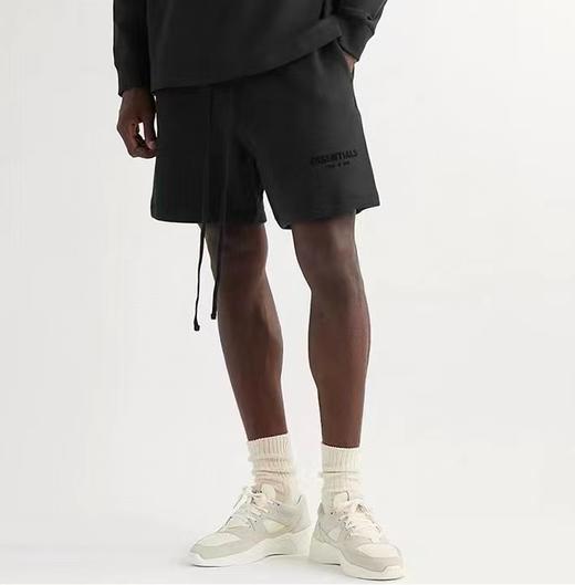 F032530夏季新款时尚百搭字母印花抽绳毛圈男女同款休闲运动短裤 商品图8