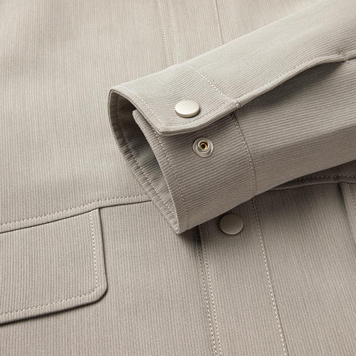 安东尼奥A&N 【轻便高弹】微皱纹理质感男士休闲夹克外套春26新款简约茄克7165400 商品图8