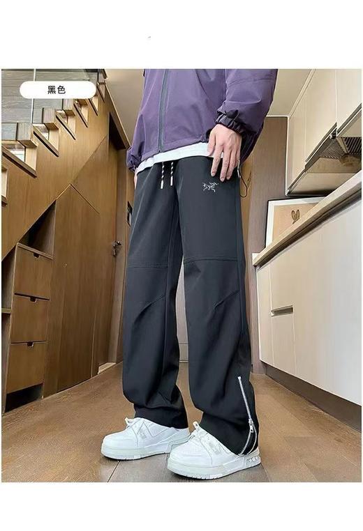 F032521纯色Logo腰带修身直筒休闲裤徒步登山裤长裤 商品图7