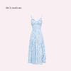 【孤品样衣，不退不换】【航海精灵】薄款可调节肩带抽褶细条纹吊带连衣裙夏季成人 商品缩略图0