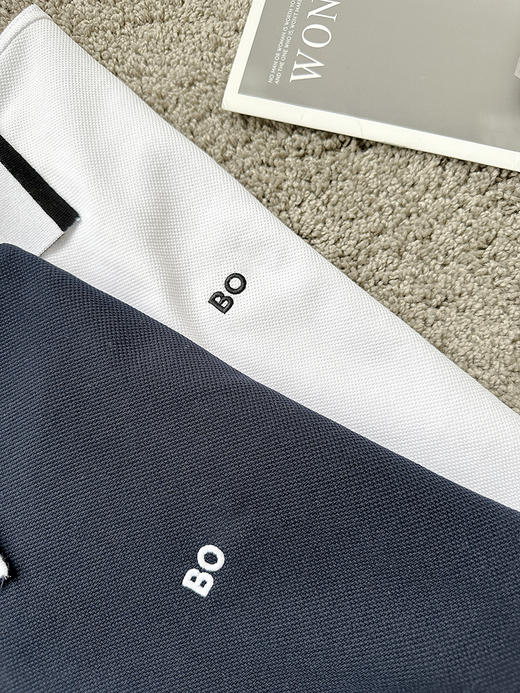 THS-限时 bos家 男士珠地网眼舒适透气翻领polo 4色 AH2515 商品图4