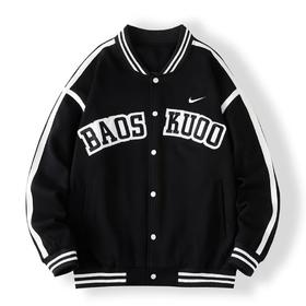 F032538春秋男女同款时尚立领户外棒球服夹克外套