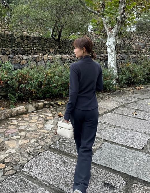 LU*同款平替 立领卫衣+直筒卫裤套装 商品图4