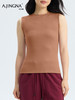 【无袖背心】阿菁娜春夏季新款松弛感无袖背心软糯蓬松毫无束缚圆领无袖清爽利落F31C301020 商品缩略图4