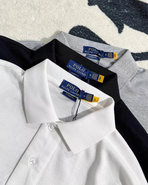 F032524小马刺绣休闲修身商务翻领情侣款短袖半袖T恤 商品图11