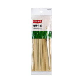 新鲜生活25cm*75支烧烤竹签7621