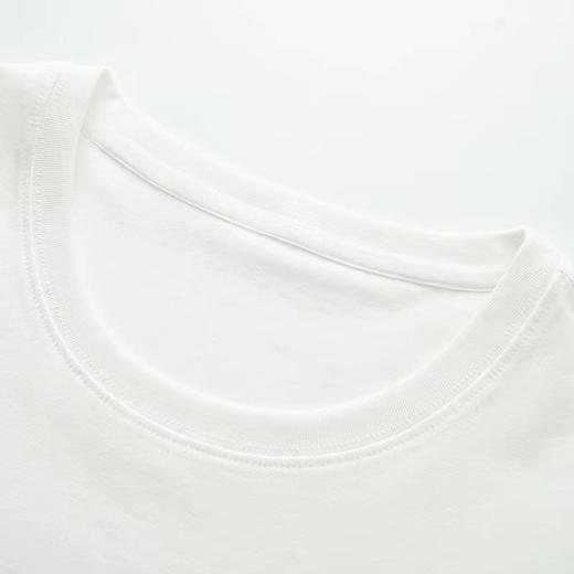 F032514新款夏季宽松白色休闲圆领短袖字母印花T恤 商品图5