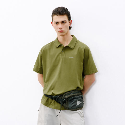 714street明线插肩袖POLO 商品图0