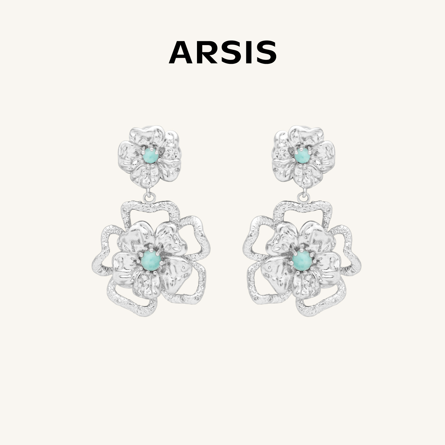 ARSIS 丨 繁绮系列 繁花风影耳坠