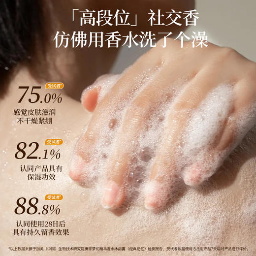 澳雪梦幻海马香水沐浴露580g（加赠580g袋装） 商品图5