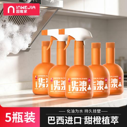 【化油为水】白倍极 重油喷喷净 500g/瓶 专攻顽固油渍去污快 植萃温和除油 不伤器具 商品图1