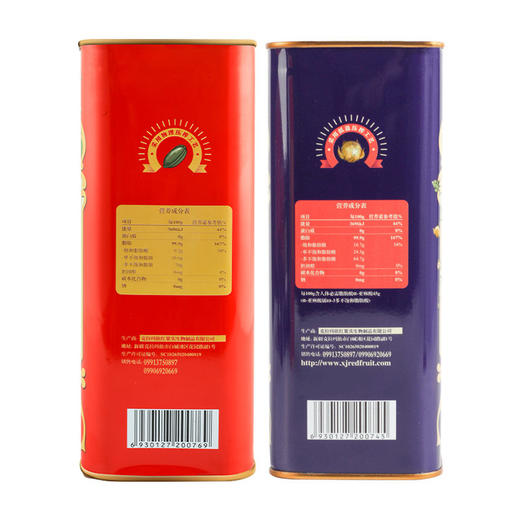 红果实·有机亚麻籽油+红花籽油1+1健康礼盒1.5L*2 商品图2