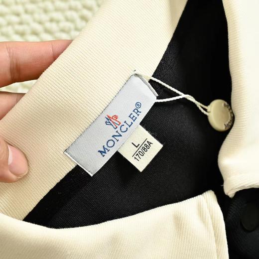 F032518春季新品弹力休闲拼色条纹男士翻领polo长袖 商品图12