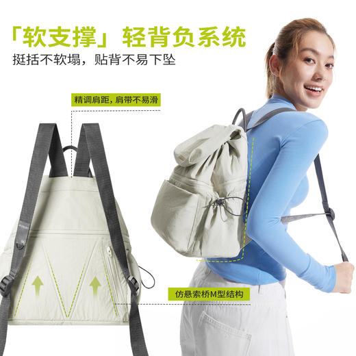 【半练 ·多用轻量扩容包】单肩托特包、便携双肩包，轻巧能装、乐趣多用，随心切换 商品图1