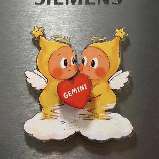 【高颜值卡通❗️】星星人旋转冰箱贴高颜值卡通可爱创意亚克力装饰礼物。ya 商品图2