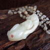 【天然正品】天然新疆籽料细腻油润度佳玉贵人（贵人相助、事业顺遂）和田玉吊坠手把件69.6*29.9*24.1MM（皆取最大值）120326NJ12 商品缩略图5