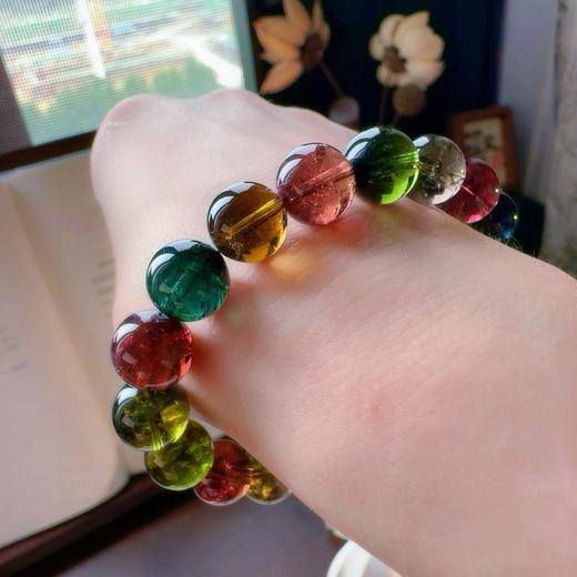 9.9mm老矿碧玺手串 商品图4