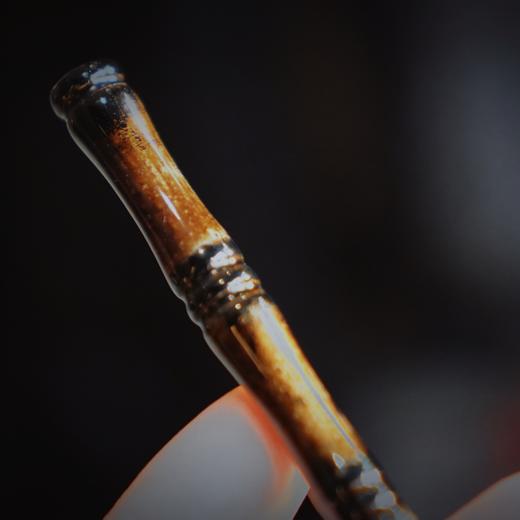 【沉华·醉清风大漆发簪】竹节、银铂金箔螺细、万字纹国风古风汉服 商品图3