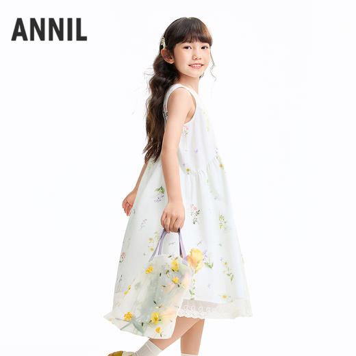 女童无袖连衣裙夏季新款安奈儿童装EG623560 商品图2