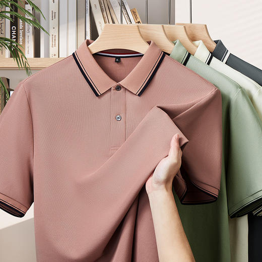 【DDS】大依优型大码男装夏季POLO衫短袖棉质亲肤透气商务休闲短袖上衣 商品图4