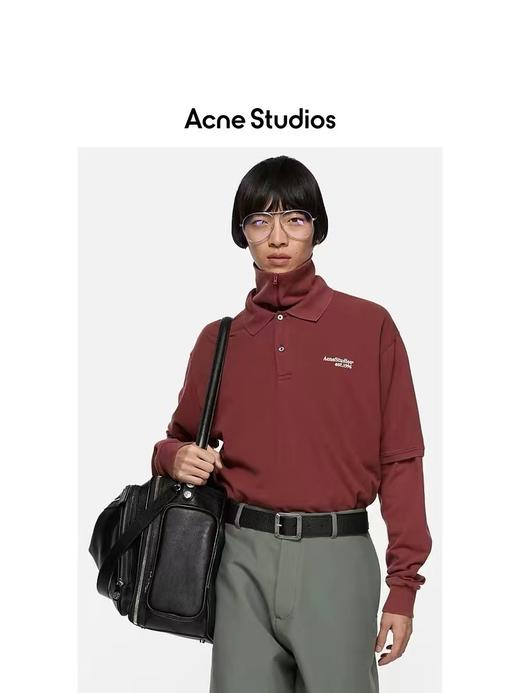 F032529复古简约休闲宽松刺绣字母情侣翻领polo衫短袖T恤 商品图13