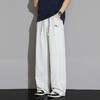 【DYF】【纯棉】大依优型大码男装春季阔腿长裤潮流休闲百搭松紧腰长裤 商品缩略图3