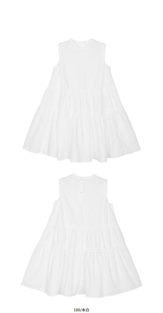 jnby  26年夏款  无袖连衣裙  1Q4G12190 商品图9