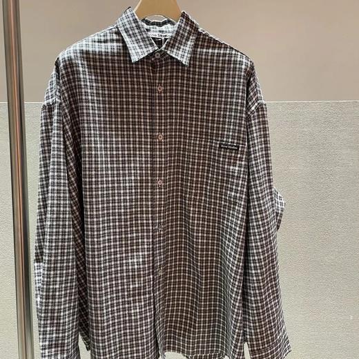 重磅渠道 ac格纹衬衣  宽松版型  80支230克 重磅色织格纹布  日本进口桑村面料 商品图1