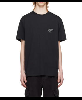 26 P.R.D 压胶LOGO 精梭平纹圆领短袖T恤 TX611