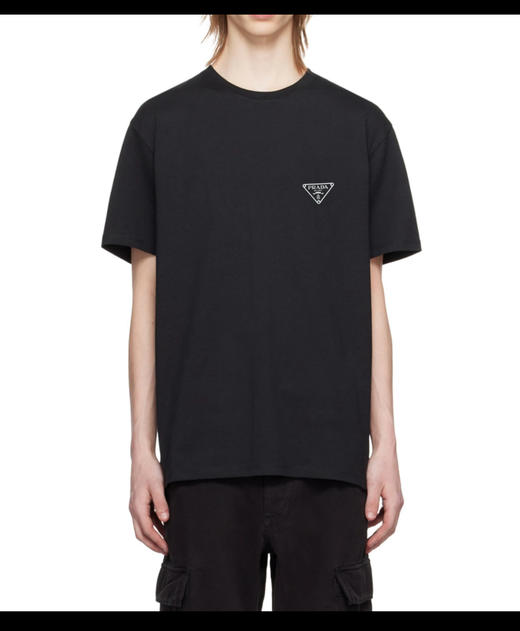 26 P.R.D 压胶LOGO 精梭平纹圆领短袖T恤 TX611 商品图0