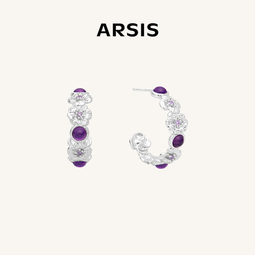 ARSIS 丨 繁绮系列 繁花轻语耳圈 商品图1
