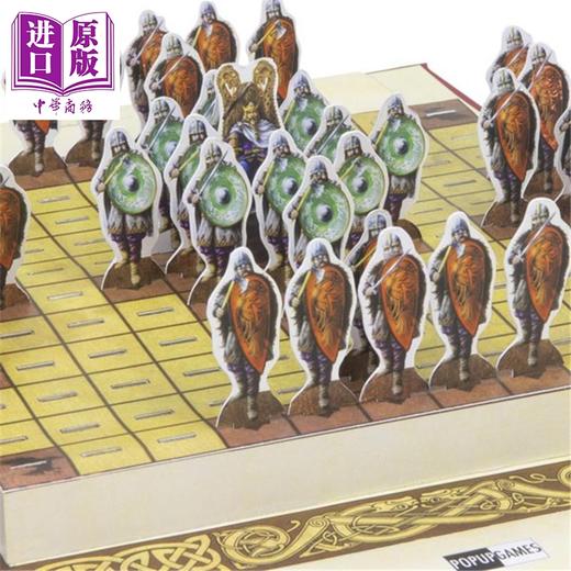 【中商原版】挪威板棋 维京棋盘游戏立体书 Hnefatafl The Viking Board Game 英文原版 David Hawcock 赫内法塔夫棋游戏书 商品图4
