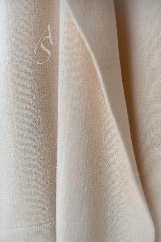 Boboutic 26SS 奶油/米褐格纹绢丝针织廓形夹克 商品图11