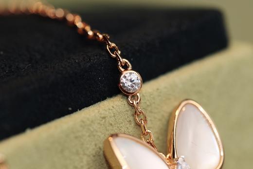 梵克雅宝 Two Butterfly 系列 白贝母蝴蝶项链（XK） 商品图8