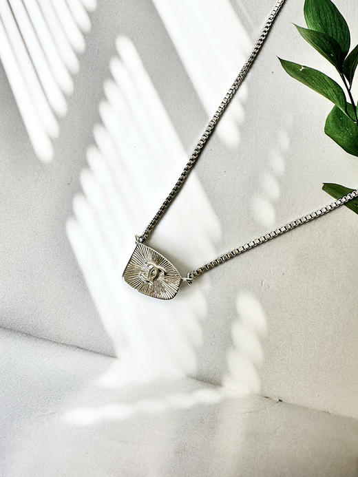 THS-无 香家 中古三层无需搭配的多链条项链 CU1343 商品图8