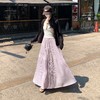 雨雾紫藤压褶半裙，名副其实的「仙女裙」，高级显白 商品缩略图6
