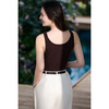 100%天丝背心 夏天不担心闷汗啦！米思阳2026春夏新款法式宽肩款背心内搭弹力上衣女6166 商品缩略图3